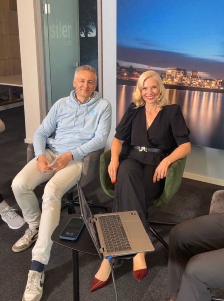 Carolin Handschuh im Podcast von Trusted Shops mit Jean Marc CEO Trusted Shops